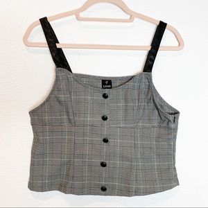 Ijoah Black and white Crop top size M